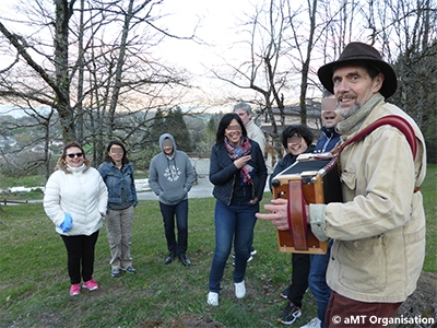 musicien accordéon séminaire à la montagne