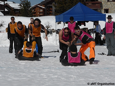 concours de glissade sur la neige entreprise