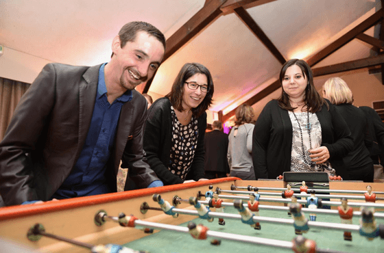 Activité baby-foot en entreprise