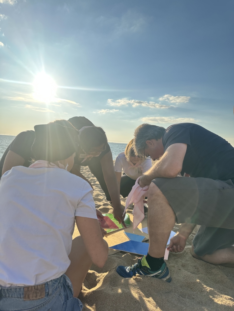Animation Outdoor Challenge lors d'un séminaire d'entreprise