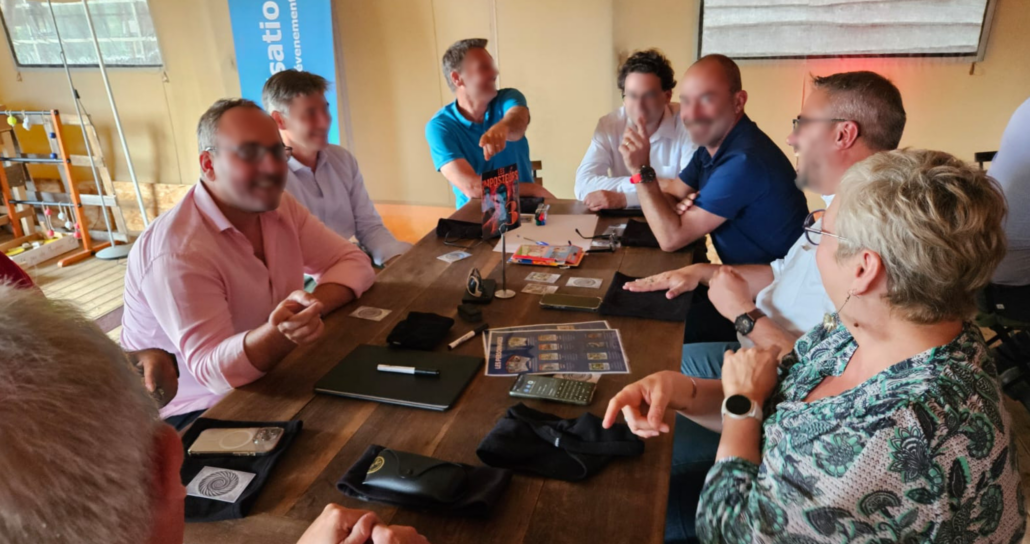 Collaborateurs participant au jeu Les Imposteurs