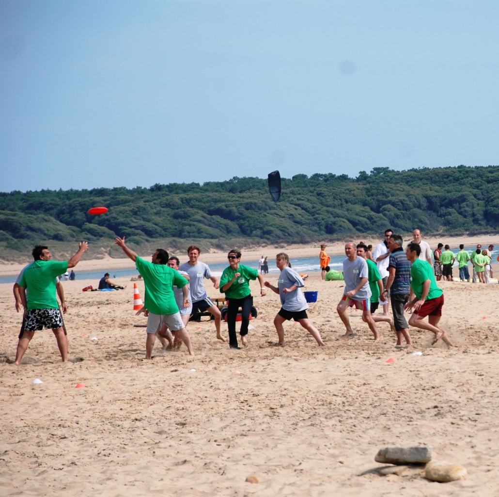 Animation Outdoor Challenge lors d'un séminaire d'entreprise